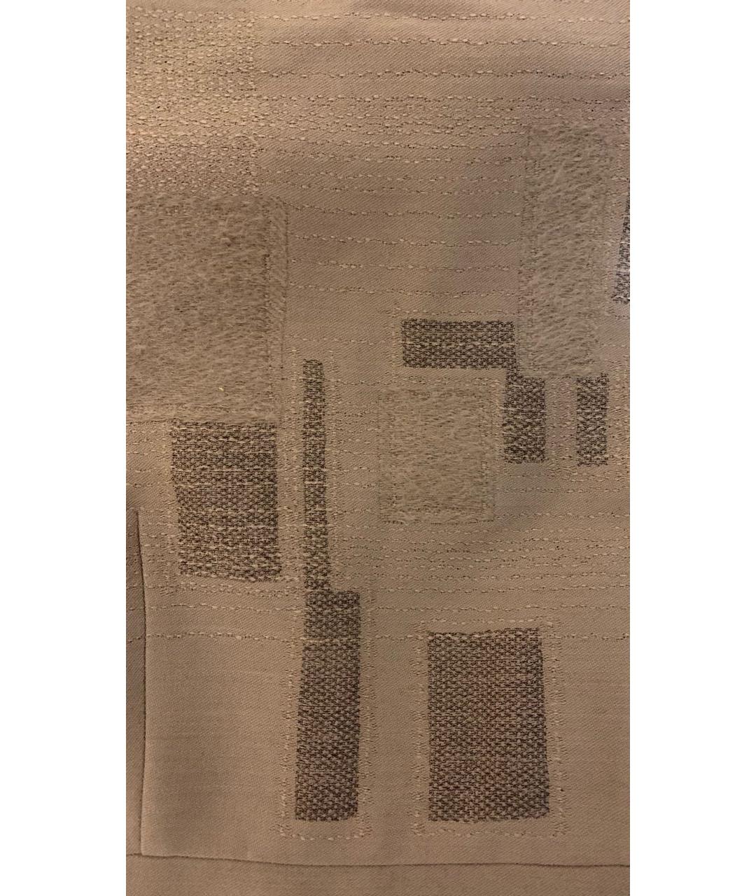 MAX MARA Бежевое шерстяное повседневное платье, фото 7