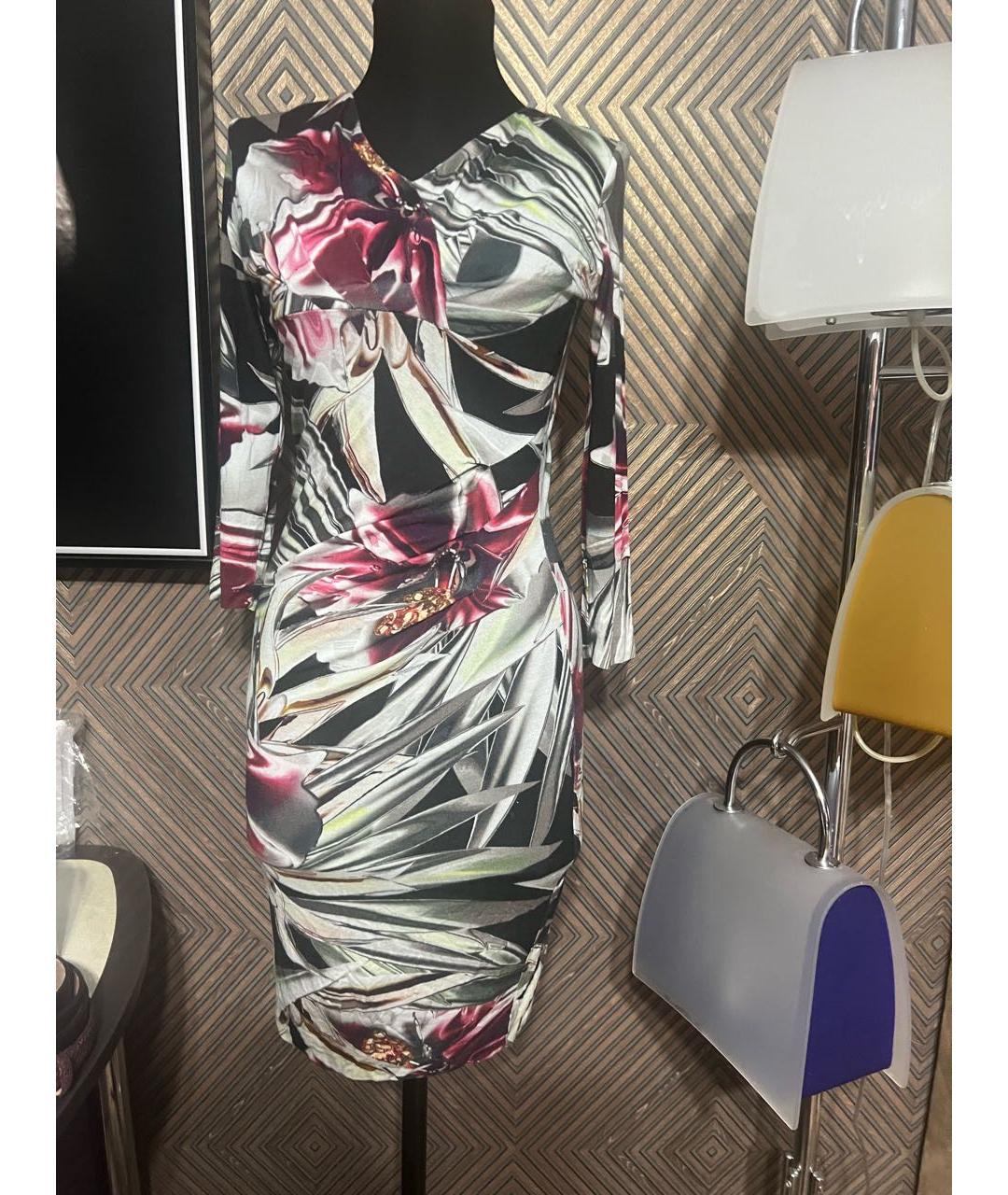 ESCADA Мульти вискозное повседневное платье, фото 6