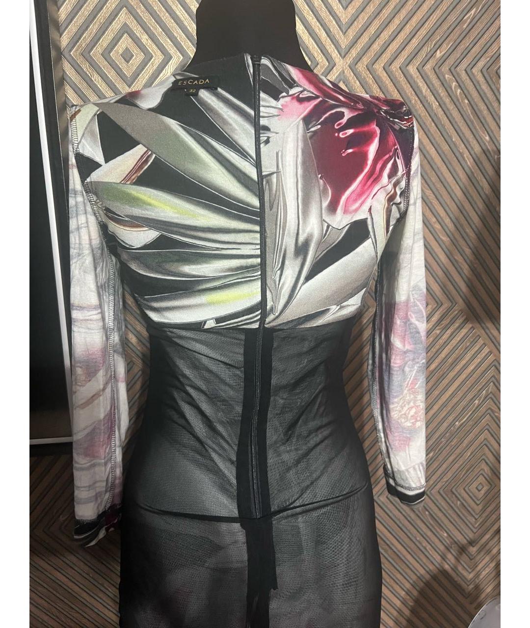 ESCADA Мульти вискозное повседневное платье, фото 3