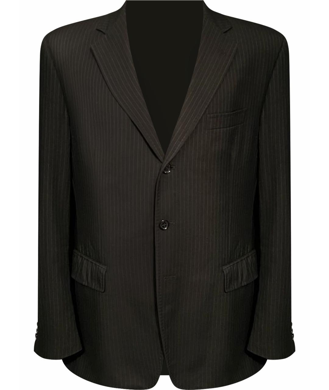 DOLCE&GABBANA Черный шерстяной пиджак, фото 1