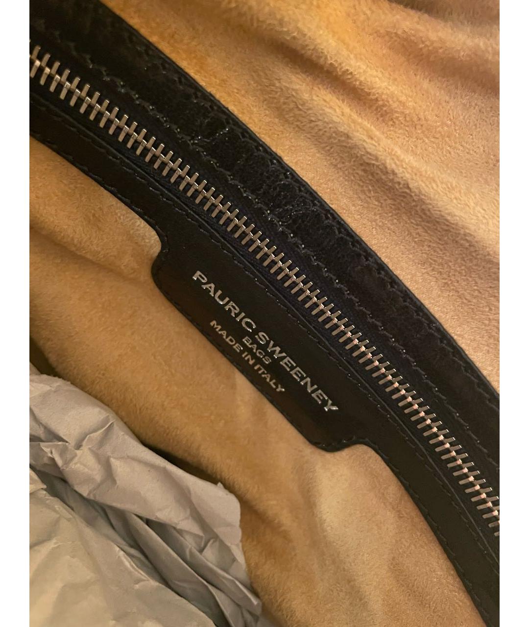 GUCCI Золотая сумка через плечо из экзотической кожи, фото 4