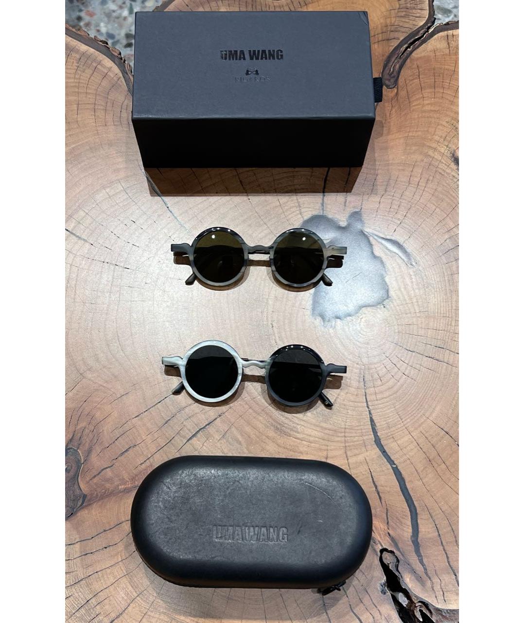 UMA WANG Мульти солнцезащитные очки из рога буйвола, фото 3