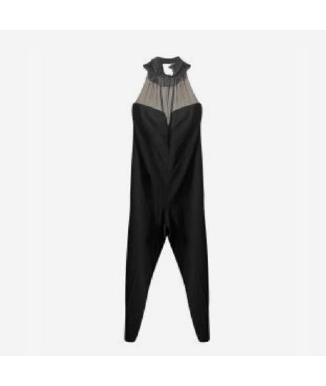 SAINT LAURENT Черный полиэстеровый комбинезон, фото 9