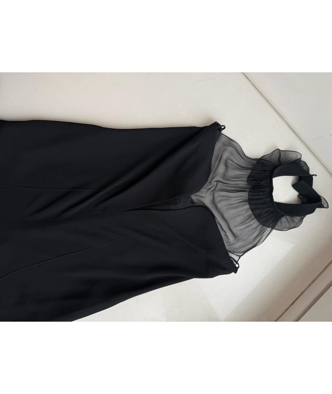 SAINT LAURENT Черный полиэстеровый комбинезон, фото 4