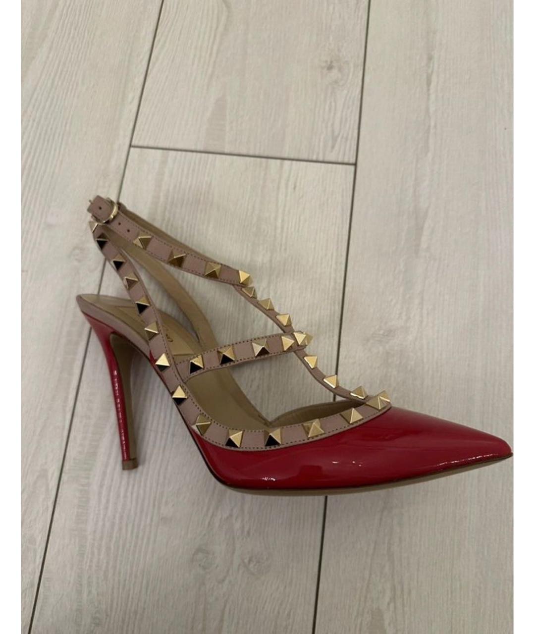 VALENTINO Красные туфли из лакированной кожи, фото 5