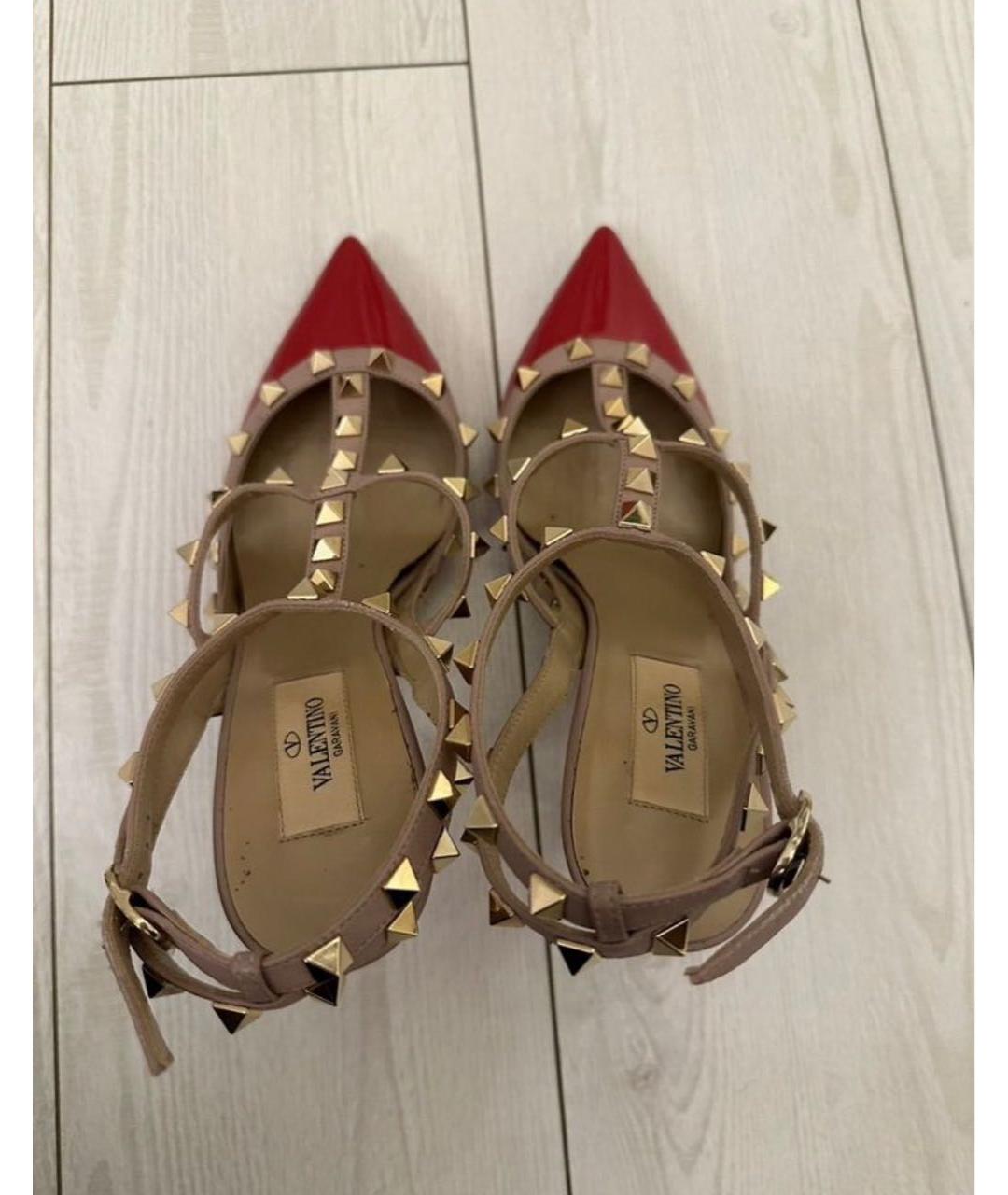 VALENTINO Красные туфли из лакированной кожи, фото 3