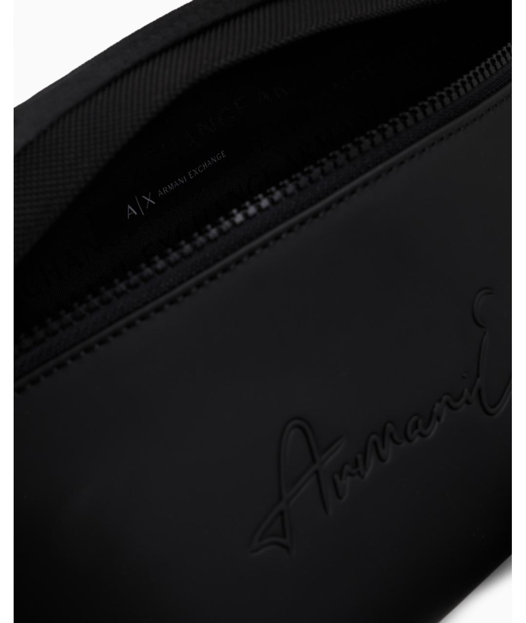 ARMANI EXCHANGE Черная поясная сумка, фото 3