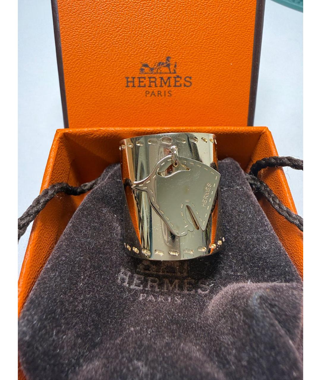 HERMES Золотой платок, фото 3