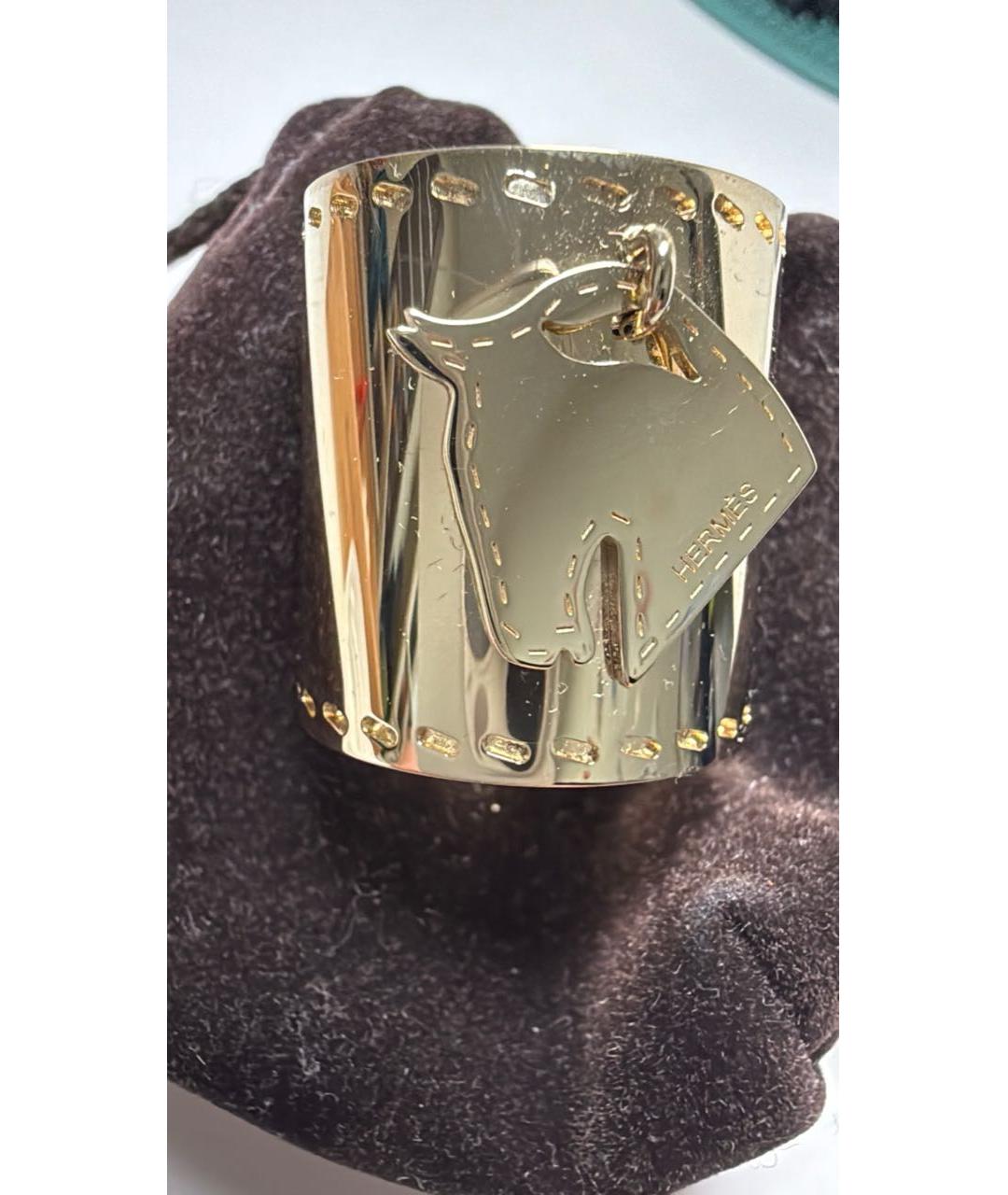 HERMES Золотой платок, фото 4