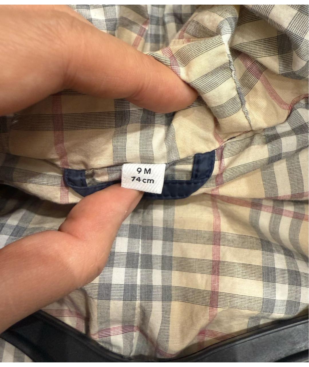 BURBERRY Темно-синий полиэстеровый комбинезон, фото 5