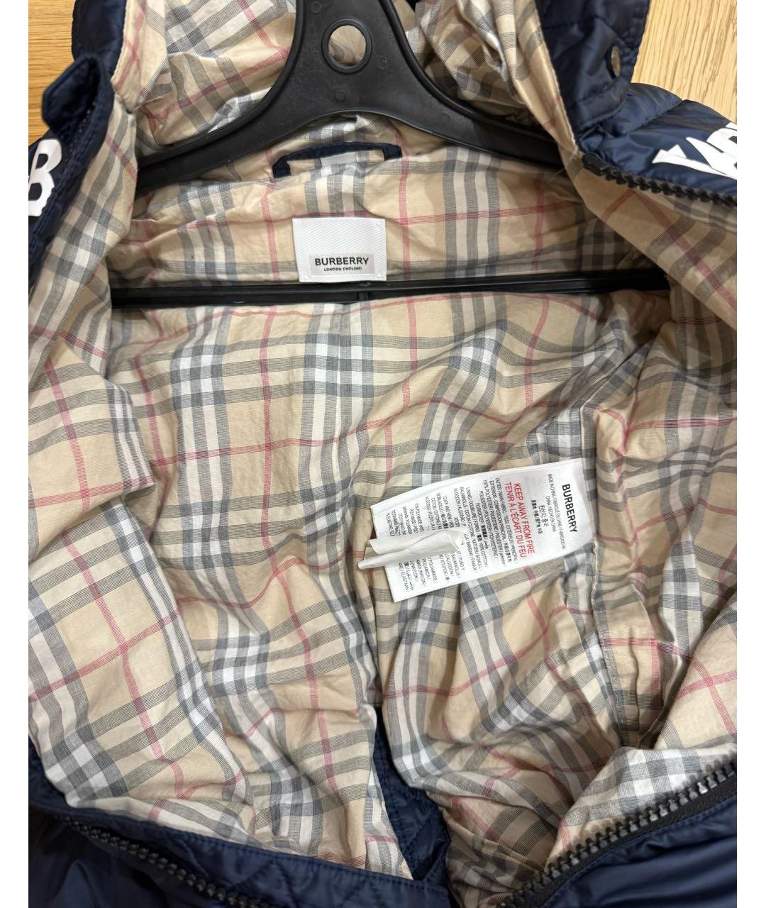 BURBERRY Темно-синий полиэстеровый комбинезон, фото 4