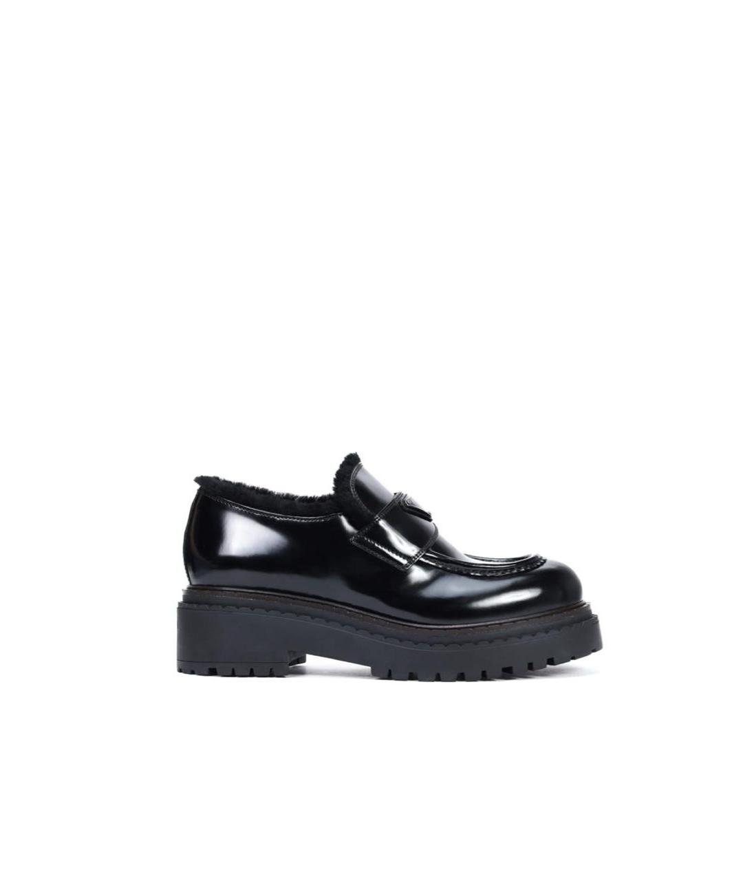 PRADA Черные лоферы из лакированной кожи, фото 9