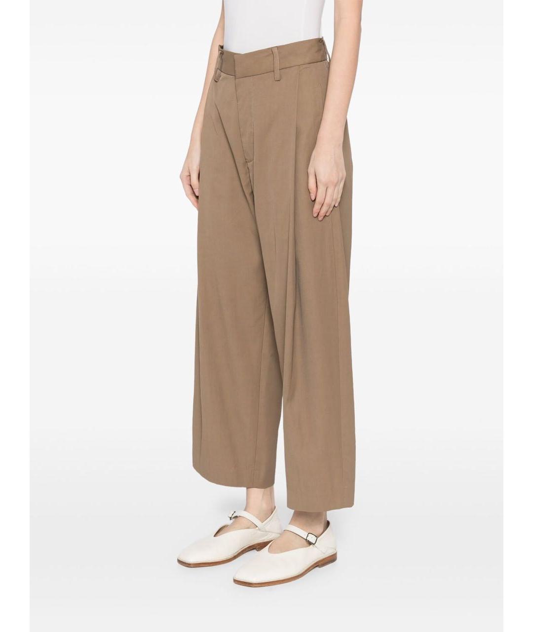 UMA WANG Бежевые вискозные брюки широкие, фото 2