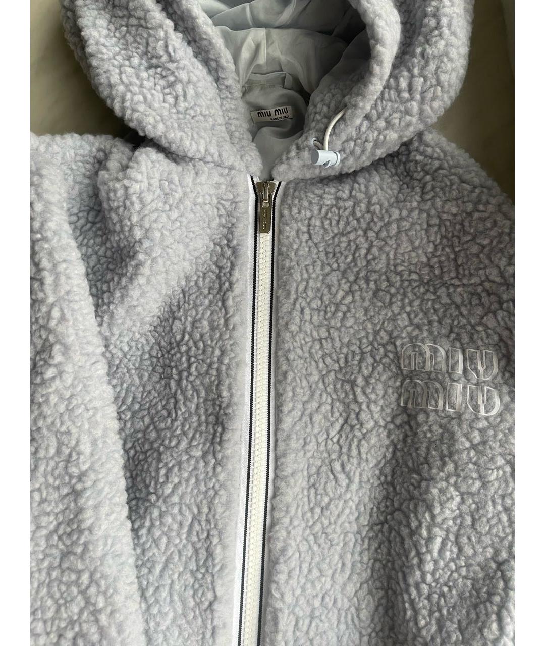 MIU MIU Серая куртка, фото 2