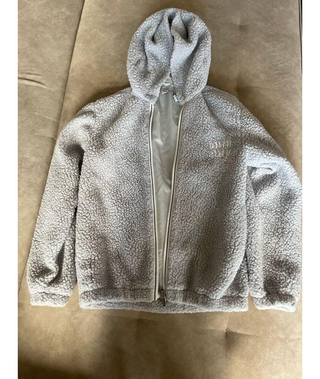 MIU MIU Серая куртка, фото 6