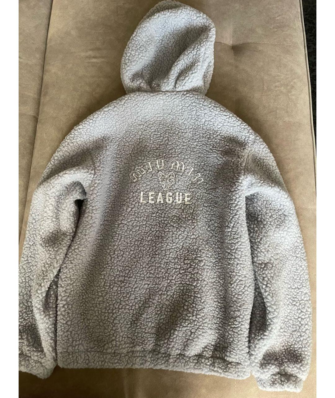 MIU MIU Серая куртка, фото 3