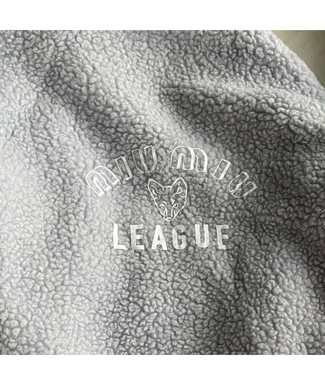 MIU MIU Серая куртка, фото 4