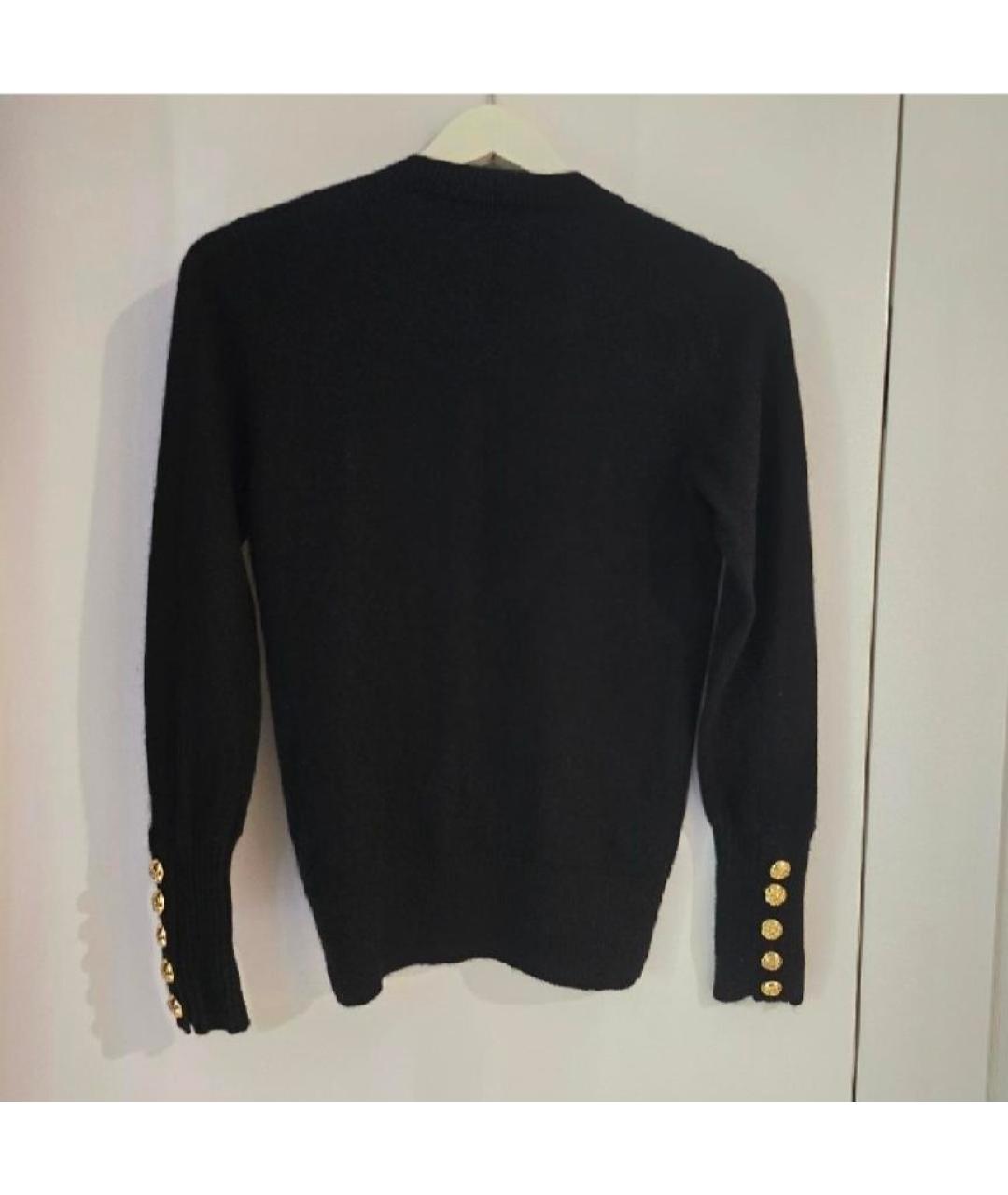 BURBERRY Черный кашемировый джемпер / свитер, фото 2