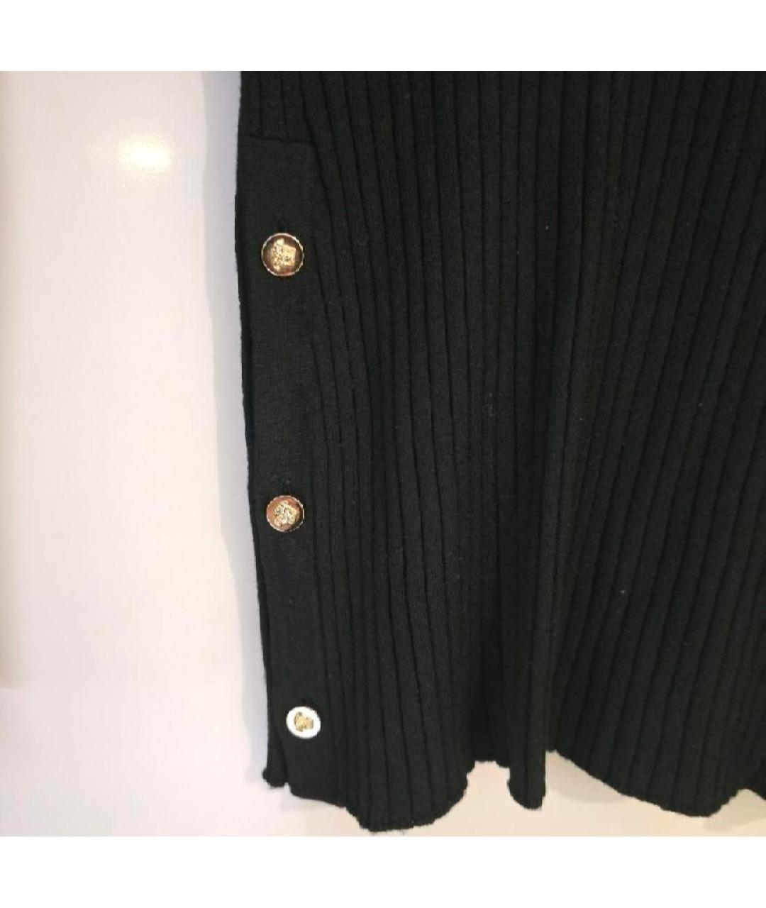 VERSACE Черный шерстяной джемпер / свитер, фото 4