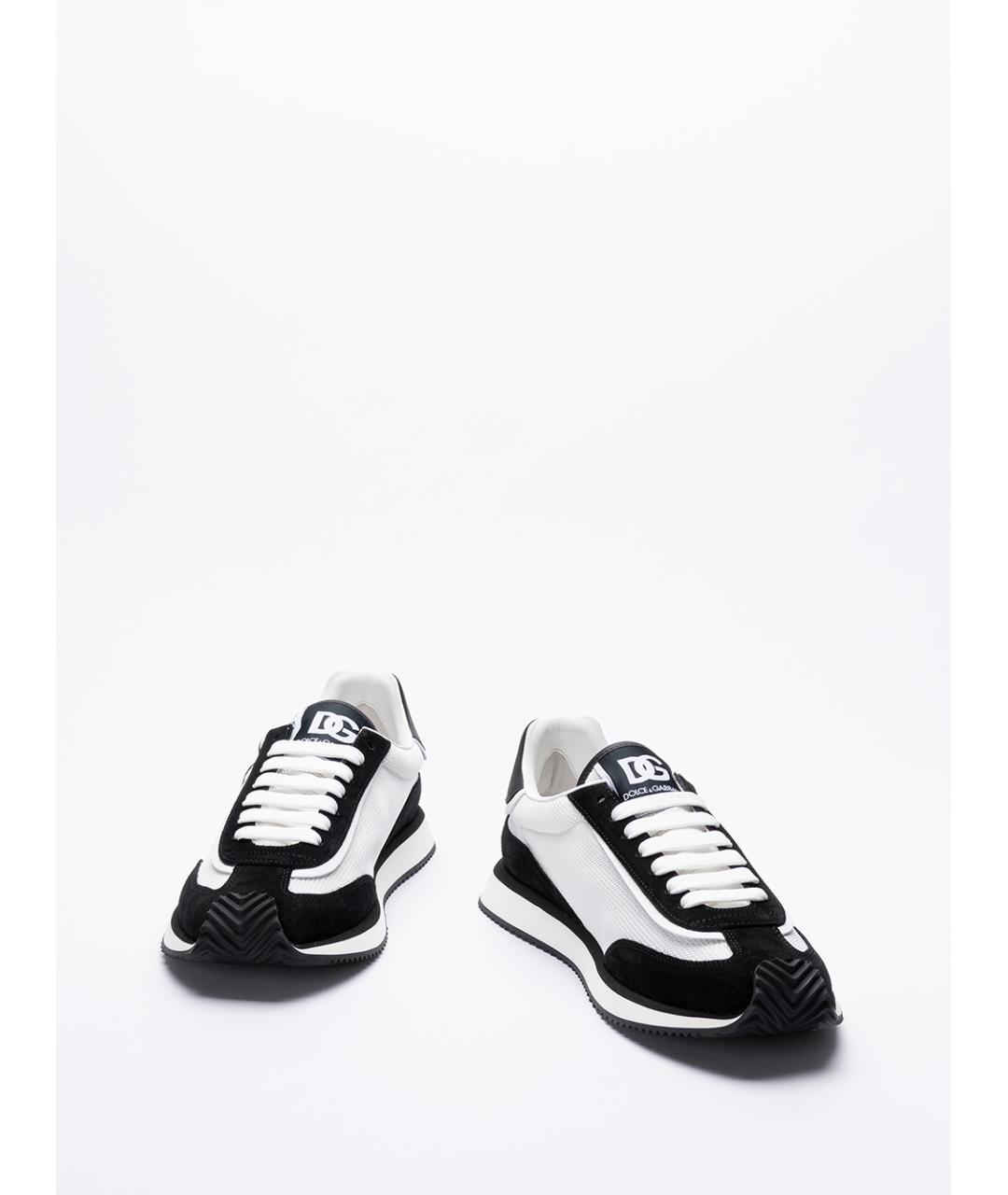 DOLCE&GABBANA Мульти замшевые низкие кроссовки / кеды, фото 2