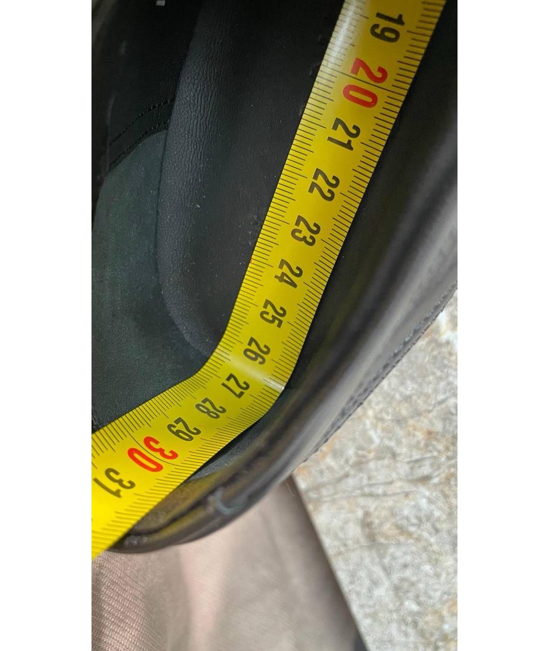 CHANEL Черные кожаные кроссовки, фото 6