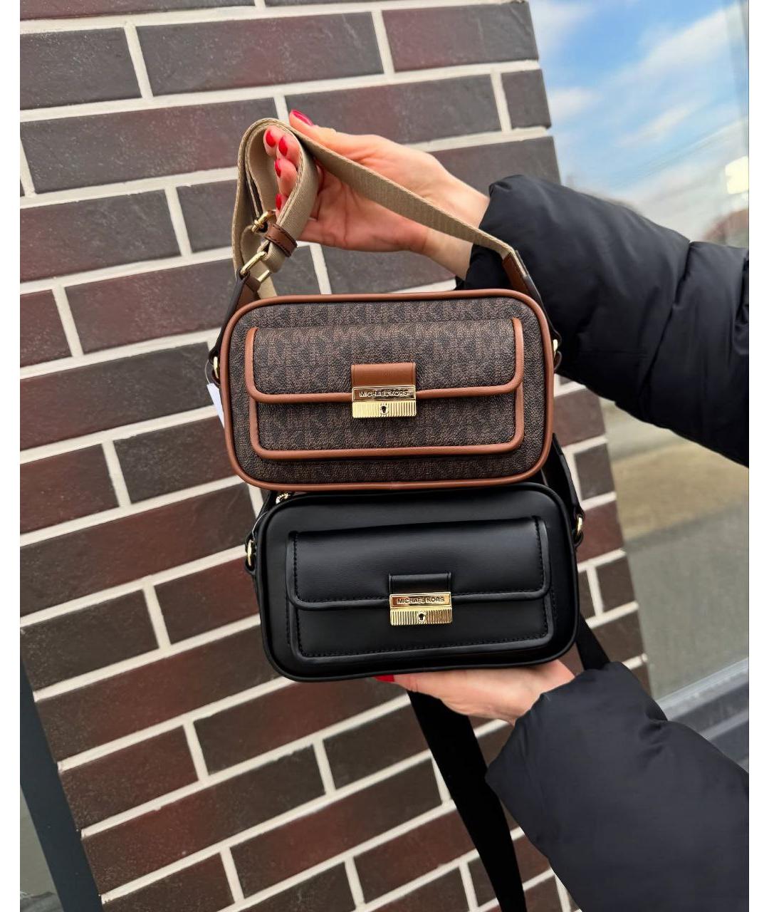 MICHAEL KORS Коричневая сумка через плечо, фото 4