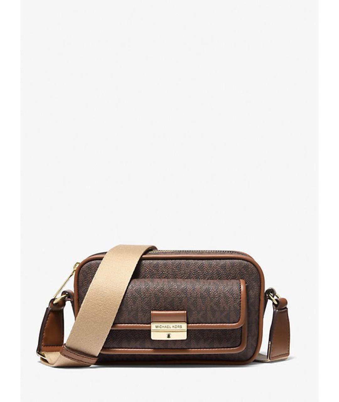MICHAEL KORS Коричневая сумка через плечо, фото 6