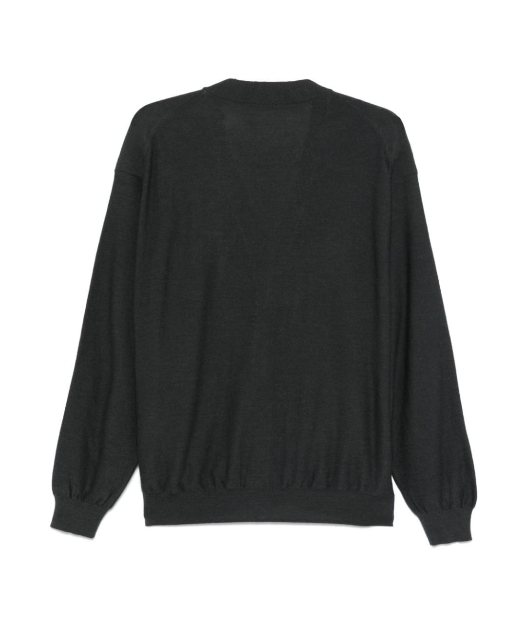 LEMAIRE Серый шерстяной кардиган, фото 2