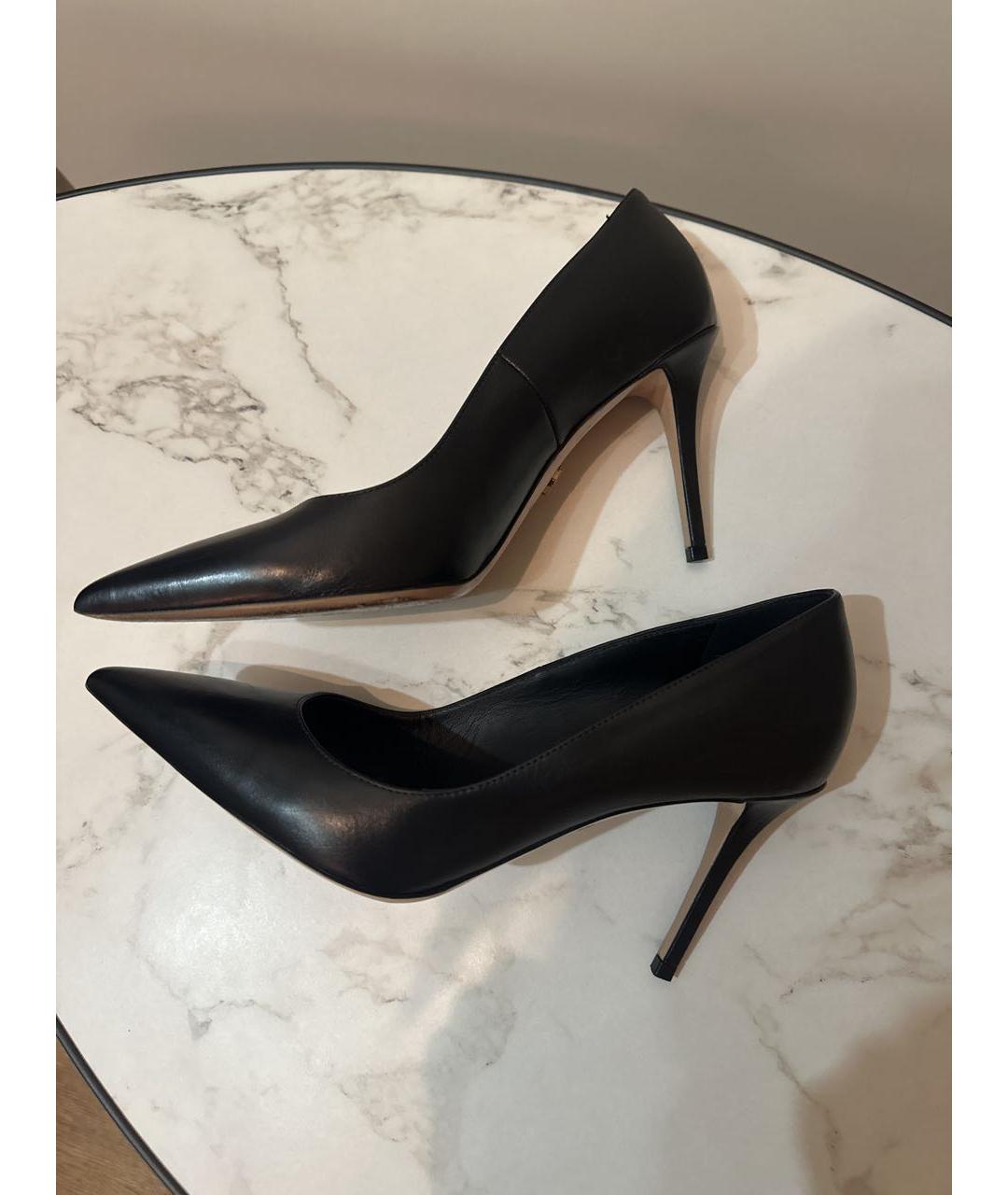 LE SILLA Черные кожаные туфли, фото 6