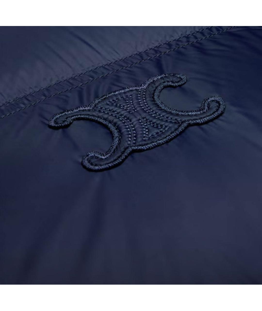 CELINE Темно-синий пуховик, фото 3