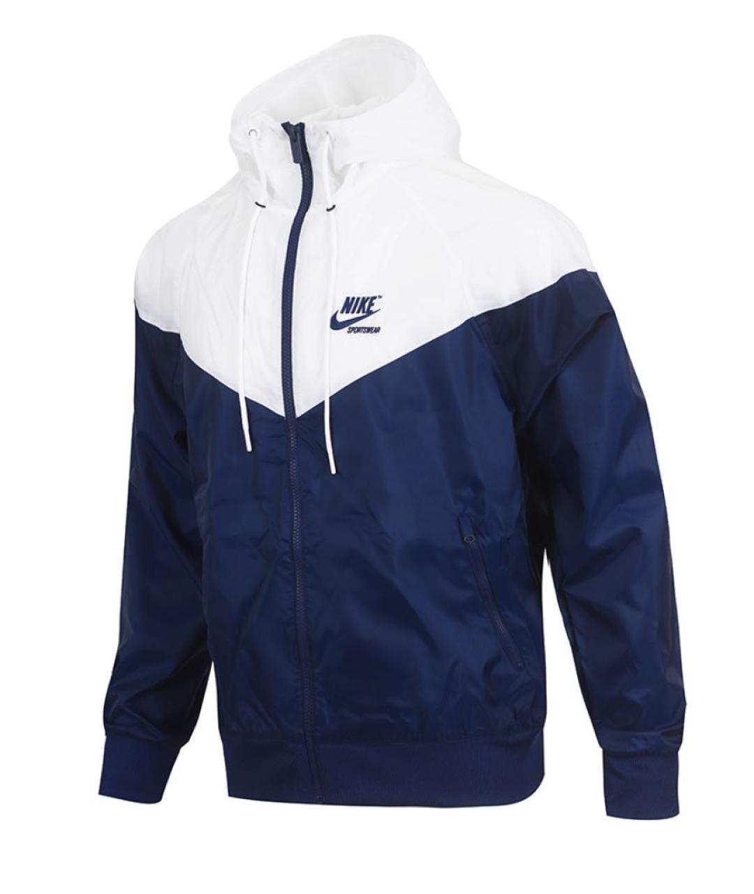 NIKE Синяя полиэстеровая куртка, фото 1