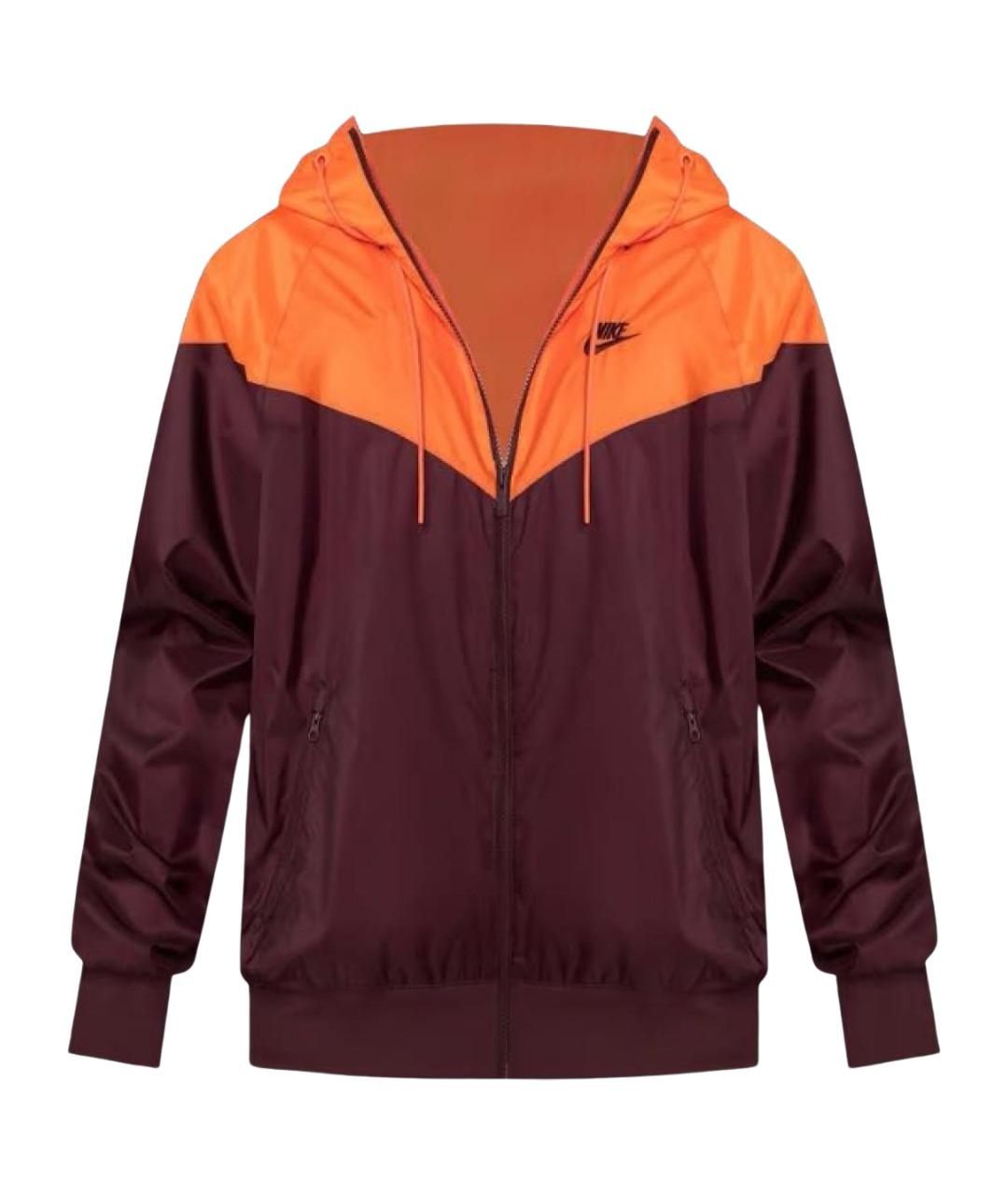 NIKE Бордовая полиэстеровая куртка, фото 1