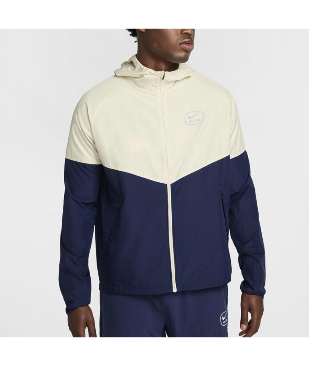 NIKE Синяя полиэстеровая куртка, фото 2