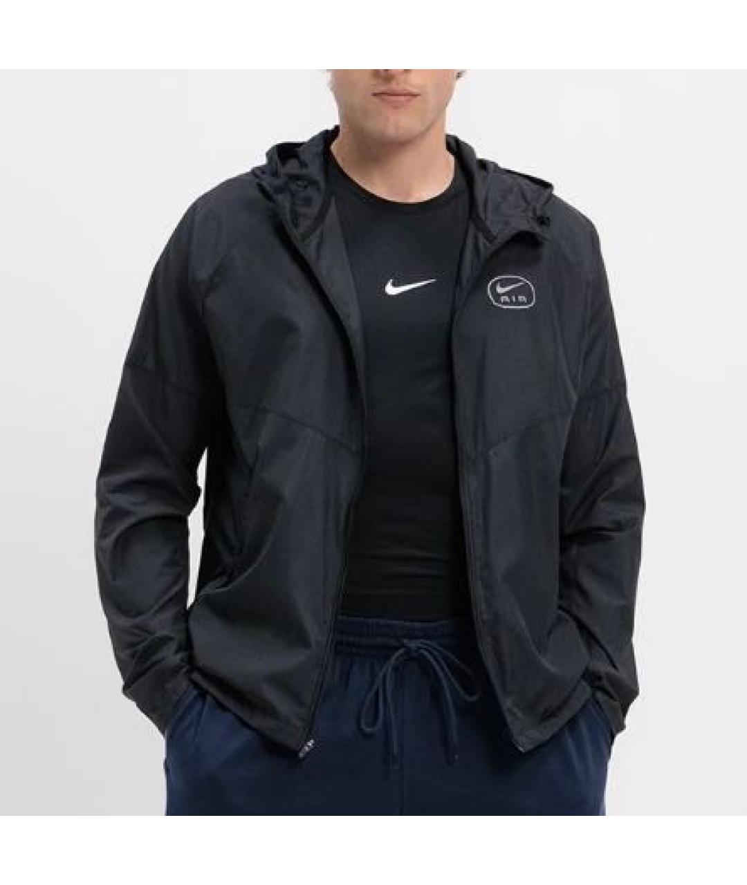 NIKE Черная полиэстеровая куртка, фото 3