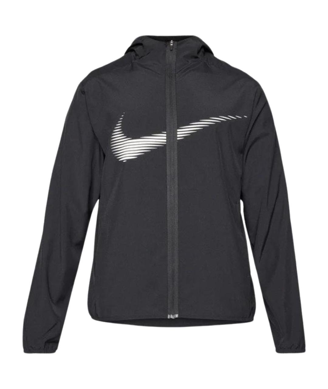 NIKE Черная полиэстеровая куртка, фото 1