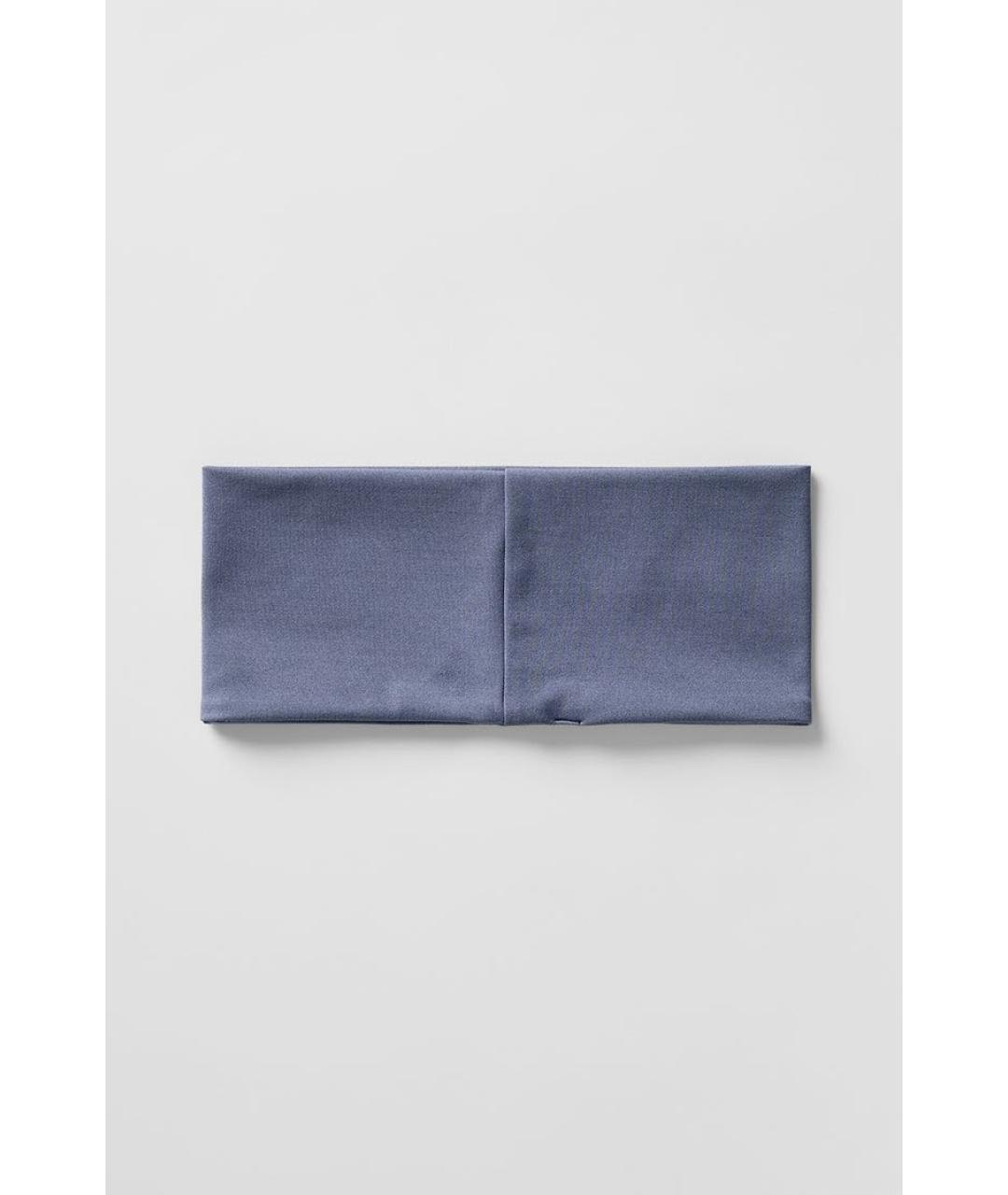 ALO YOGA Синяя синтетическая повязка на голову, фото 2