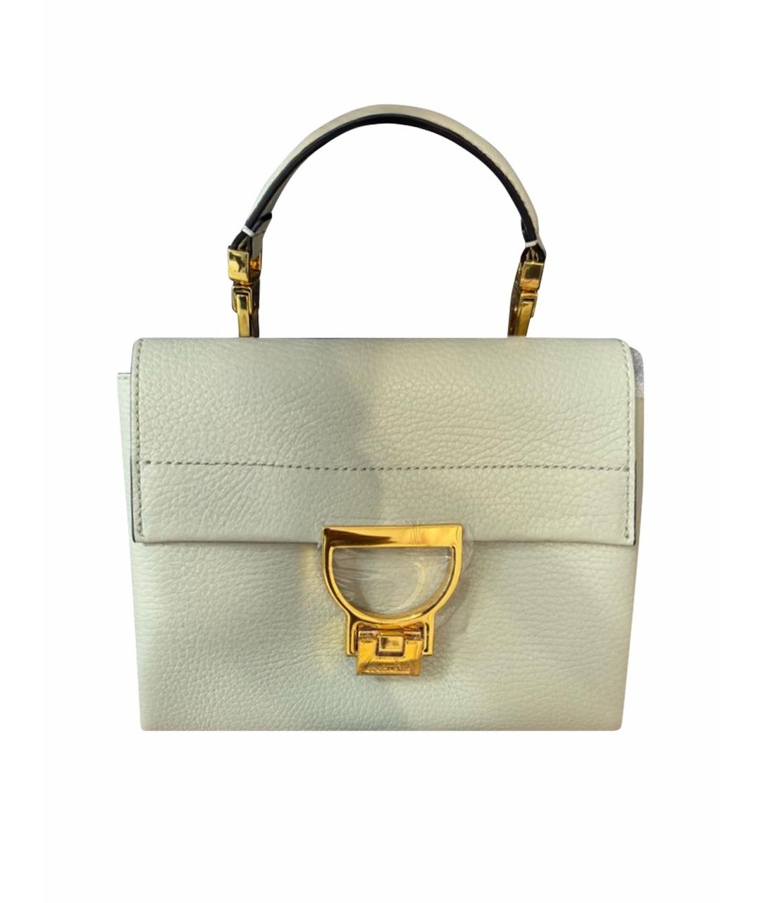 COCCINELLE Салатовая кожаная сумка через плечо, фото 1