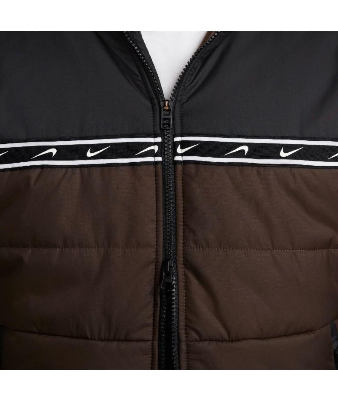 NIKE Коричневая полиэстеровая куртка, фото 4