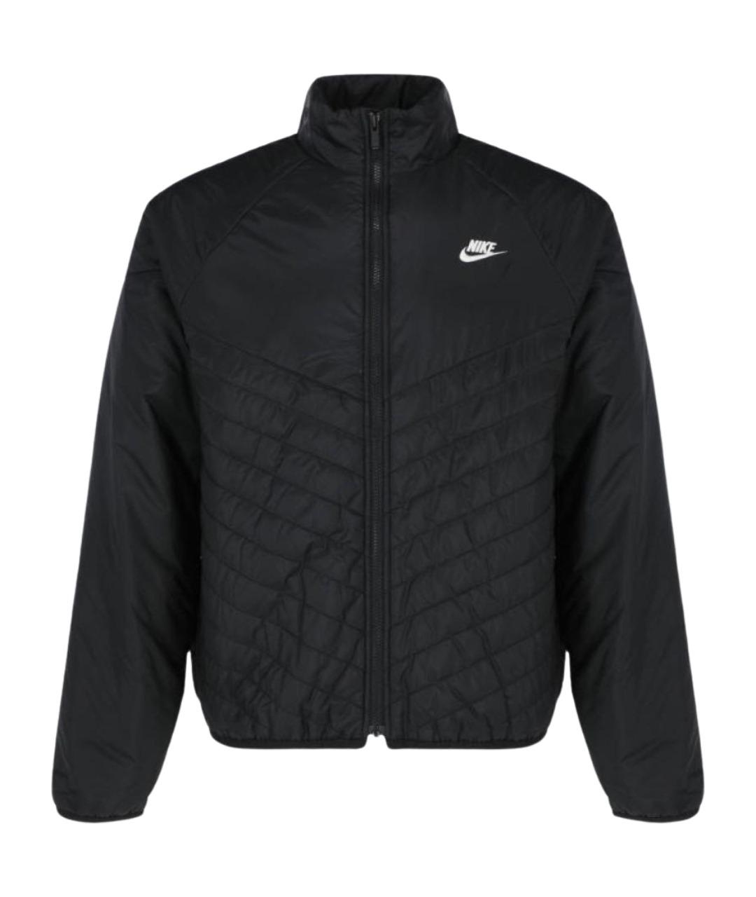 NIKE Черная полиэстеровая куртка, фото 1