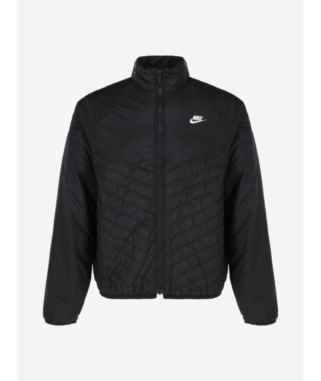 NIKE Черная полиэстеровая куртка, фото 5