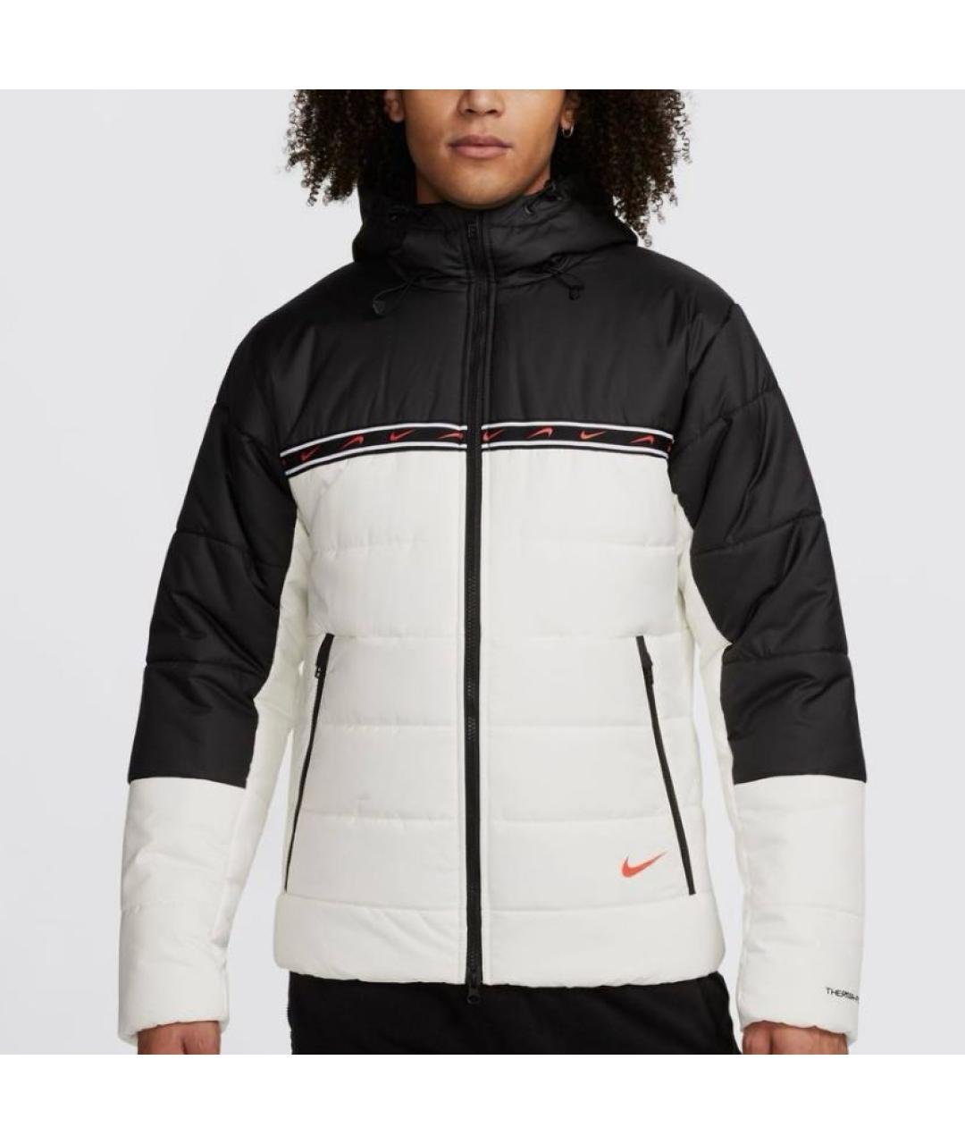 NIKE Белая полиэстеровая куртка, фото 2