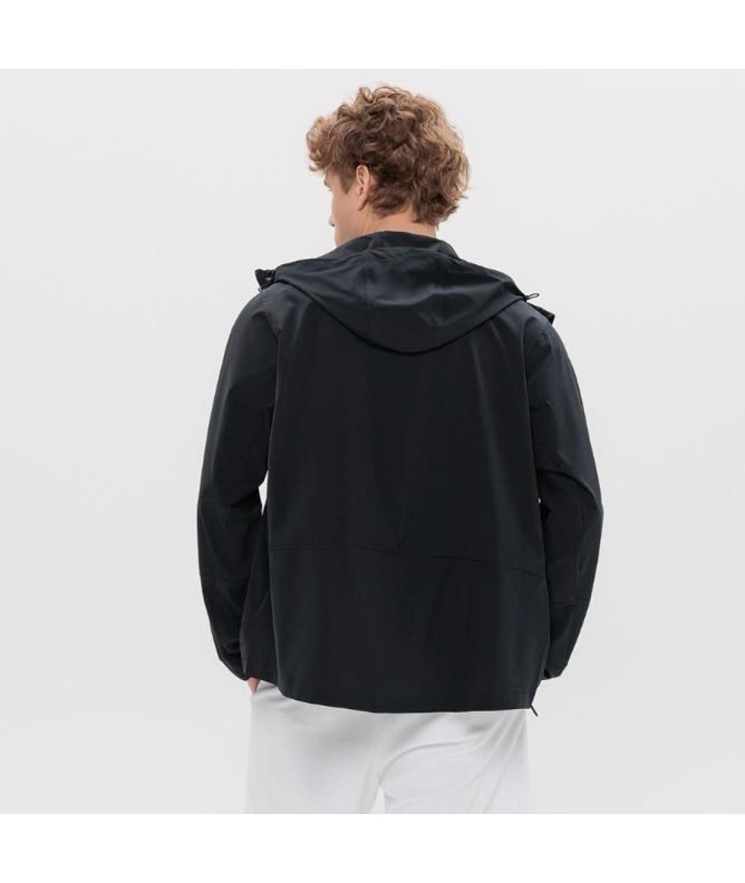 NIKE Черная полиэстеровая куртка, фото 5