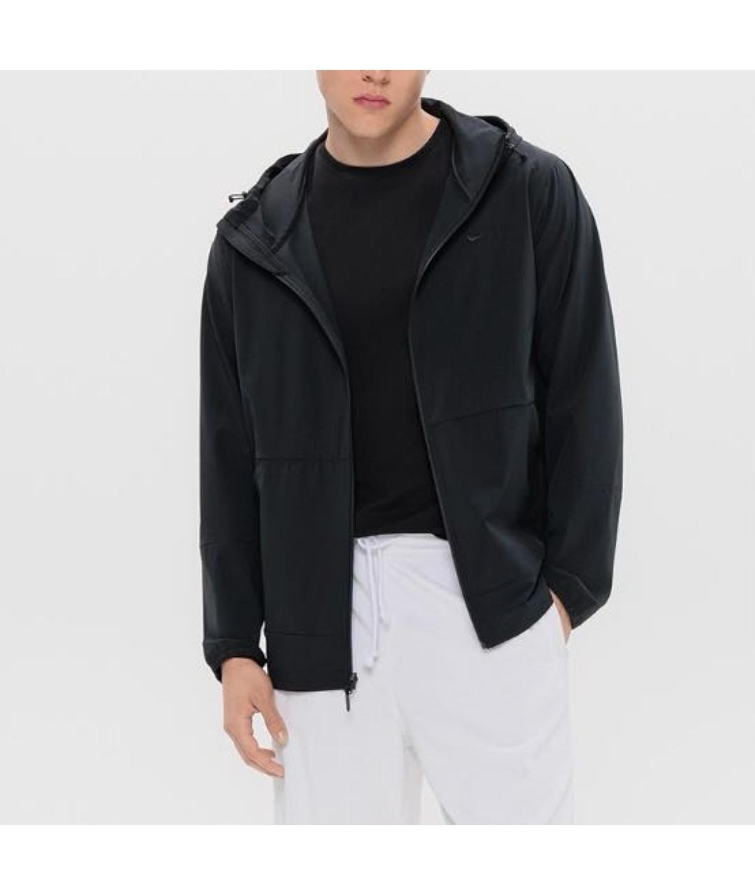 NIKE Черная полиэстеровая куртка, фото 3