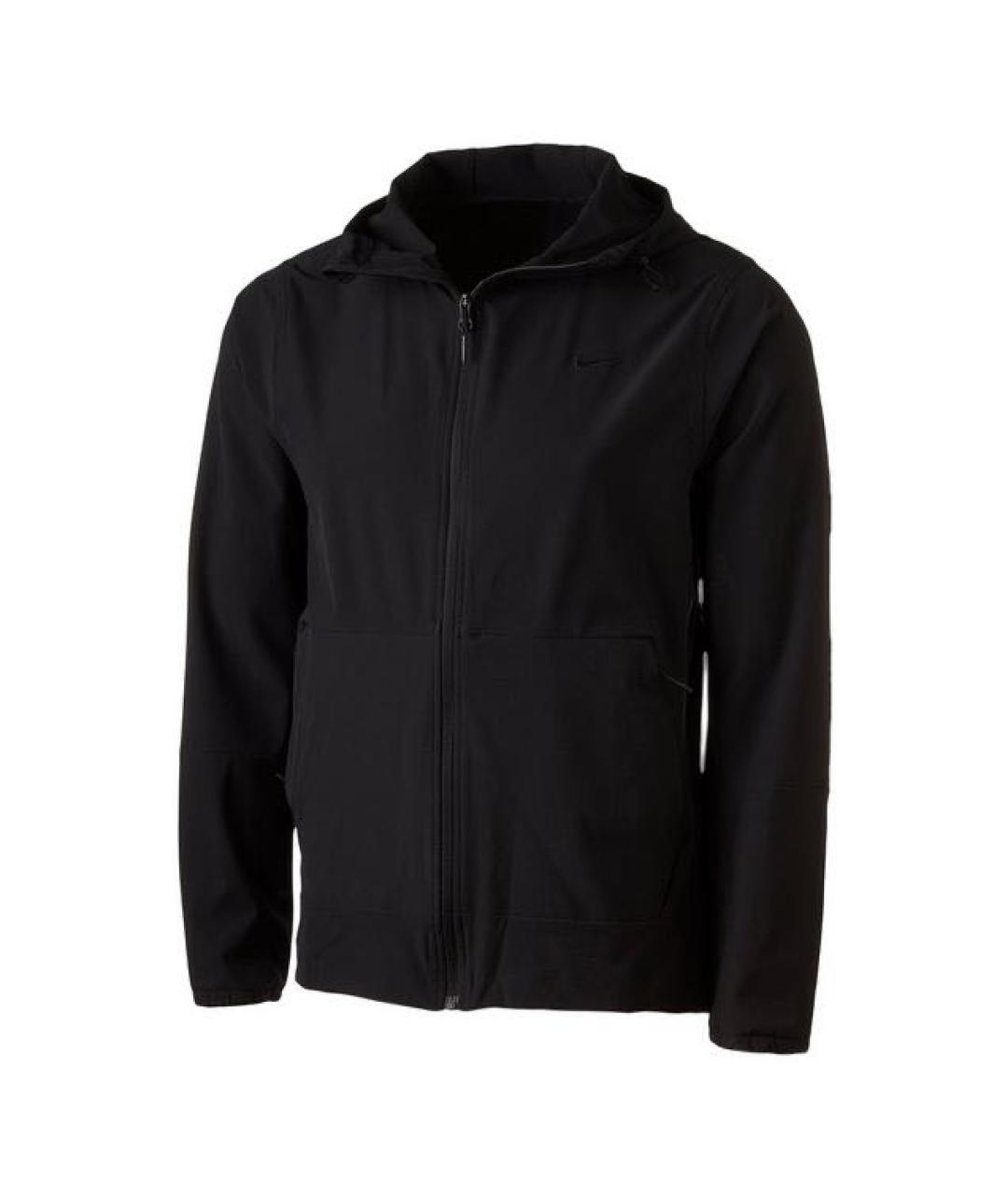 NIKE Черная полиэстеровая куртка, фото 1