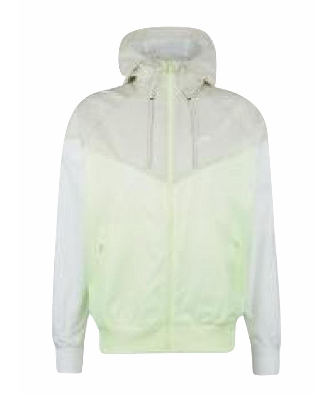 NIKE Салатовая полиэстеровая куртка, фото 1
