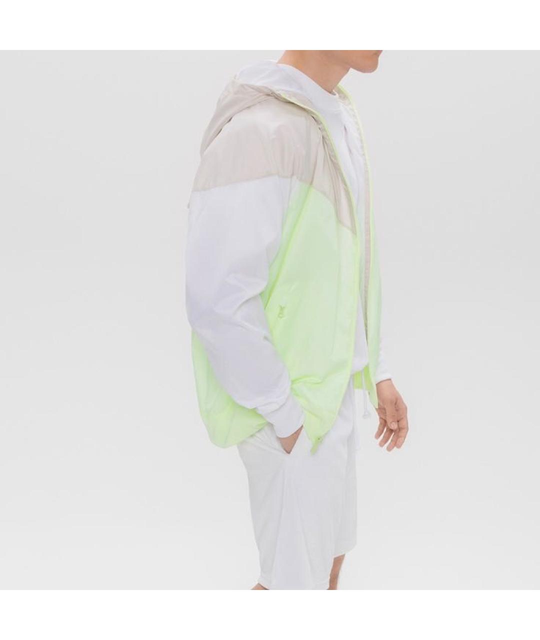 NIKE Салатовая полиэстеровая куртка, фото 5