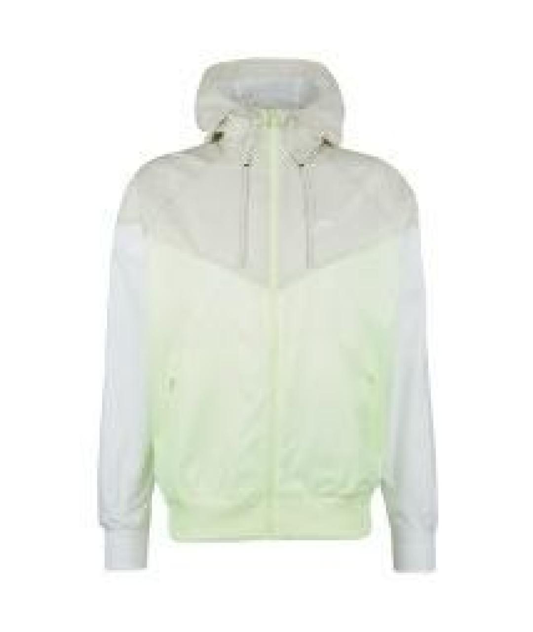 NIKE Салатовая полиэстеровая куртка, фото 8