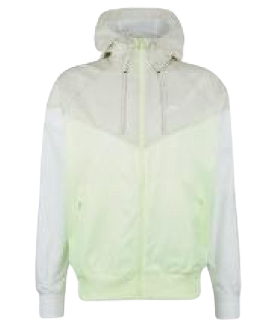 NIKE Салатовая полиэстеровая куртка, фото 1