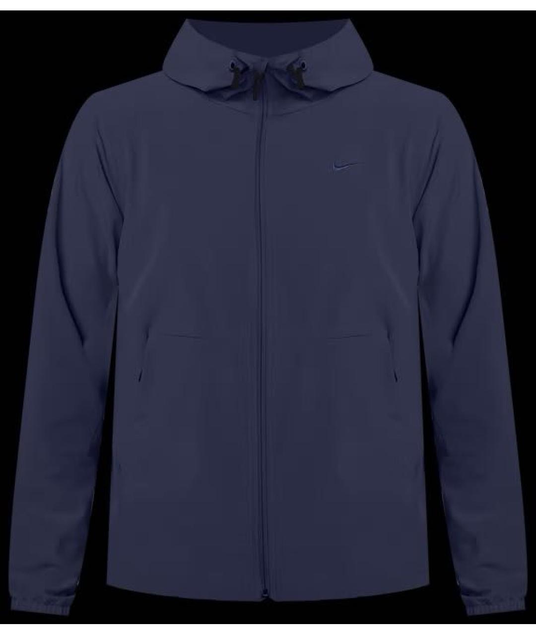 NIKE Синяя полиэстеровая куртка, фото 7