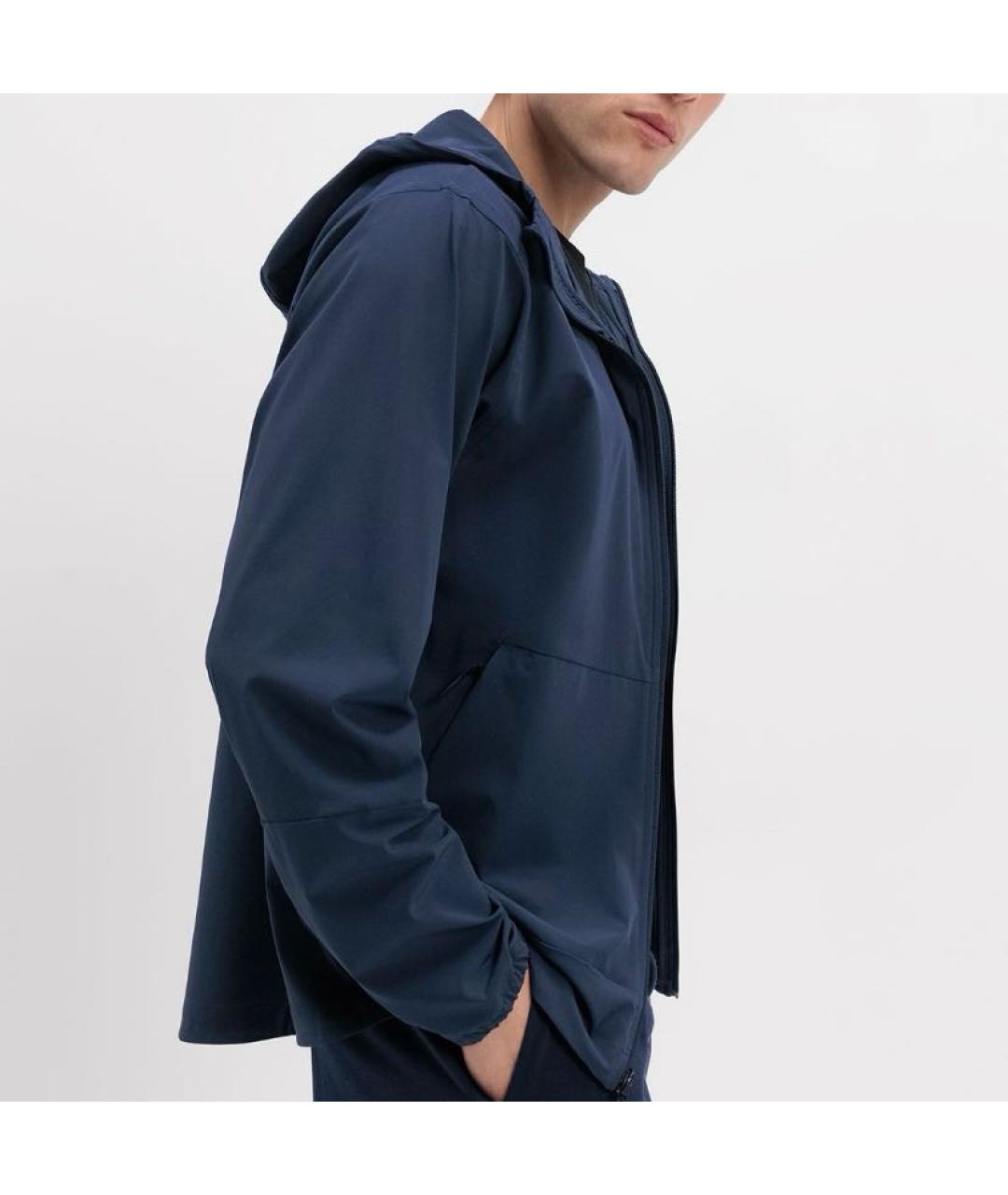 NIKE Синяя полиэстеровая куртка, фото 4